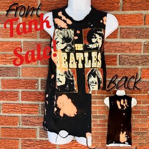 SALE! The Beatles! Acid washed/distressed by hand!